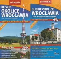 Okładka książki Mapa tur. - Bliskie ok. Wrocławia (komplet)