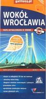 Okładka książki Mapa wodoodporna - Wokół Wrocławia 1:50 000