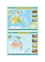 Opakowanie Mapa - Australia. Ukszt. powierzchni / Krajobrazy