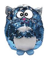 Opakowanie MASKOTKA CEKINOWA KOT 20CM STN 5379