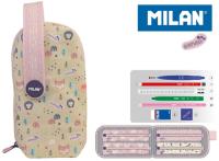 Opakowanie Multipiórnik MILAN owalny z 4 piórnikami BERRYWOOD róż