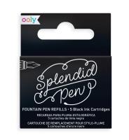 Naboje uzupełniające Splendid czarne (5szt). Wydawca: Kolorowe Baloniki. SmakLiter.pl Opakowanie Naboje uzupełniające Splendid czarne (5szt)