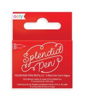 Naboje uzupełniajace Splendid czerwone (5szt). Wydawca: Kolorowe Baloniki. SmakLiter.pl Opakowanie Naboje uzupełniajace Splendid czerwone (5szt)