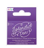 Naboje uzupełniające Splendid fioletowe (5szt). Wydawca: Kolorowe Baloniki. SmakLiter.pl Opakowanie Naboje uzupełniające Splendid fioletowe (5szt)