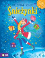 Okładka książki Naklejkowe mozaiki - Śnieżynki
