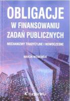 Okładka książki Obligacje w finansowaniu zadań publicznych