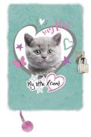 Opakowanie Pamiętnik z kłódką A5/96K My Little Friend Kot Min