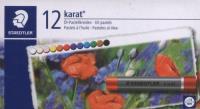 Pastele olejne KARAT 11mm 12 kolorów. Wydawca: STAEDTLER. SmakLiter.pl Opakowanie Pastele olejne KARAT 11mm 12 kolorów