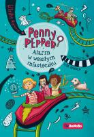 Penny Pepper T.2 Alarm w wesołym miasteczku. Autor: Rylance Ulrike, Lisa Hansch. SmakLiter.pl Okładka książki Penny Pepper T.2 Alarm w wesołym miasteczku