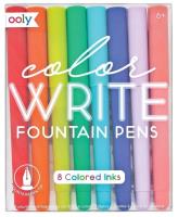 Pióra wieczne Color Write 8 kolorów. Wydawca: Kolorowe Baloniki. SmakLiter.pl Opakowanie Pióra wieczne Color Write 8 kolorów