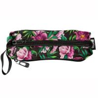 Opakowanie Piórnik trzykomorowy w kolorowe kwiaty