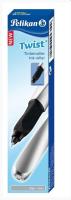 Pióro kulkowe Twist srebrne. Wydawca: Pelikan. SmakLiter.pl Opakowanie Pióro kulkowe Twist srebrne