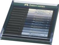 Pitt Artist Pen Brush Zestaw 12 kolorów Grey Faber-Castell. Wydawca: Faber-Castell. SmakLiter.pl Opakowanie Pitt Artist Pen Brush Zestaw 12 kolorów Grey Faber-Castell