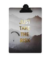 Opakowanie Podkładka z klipsem A4 Just take a risk