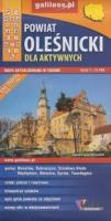 Okładka książki Powiat Oleśnicki dla aktywnych - mapa