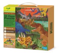Opakowanie Puzzle 3D - Dinozaury 4M
