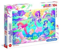 Opakowanie Puzzle Supercolor 104 z brokatem Under the Sea