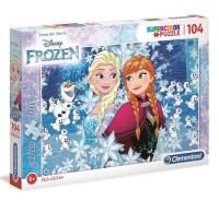 Opakowanie Puzzle Supercolor Kraina Lodu 104