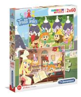 Opakowanie Puzzle Supercolor Trulli Tales 2x60