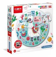 Opakowanie Puzzle Supercolor Zegar Lama 96