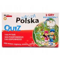Quiz 2 gry - Polska FAN. Wydawca: Fan. SmakLiter.pl Opakowanie Quiz 2 gry - Polska FAN