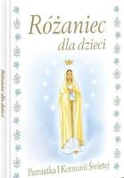 Różaniec dla dzieci. Pamiątka I Komunii Świętej. Autor: Błaż Halina. SmakLiter.pl Okładka książki Różaniec dla dzieci. Pamiątka I Komunii Świętej