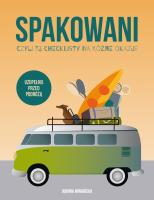 Spakowani, czyli 33 checklisty na różne okazje. Autor: Winiarska Joanna. SmakLiter.pl Okładka książki Spakowani, czyli 33 checklisty na różne okazje