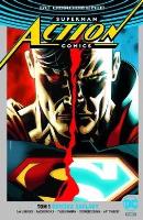 Okładka książki Superman Action Comics T.1Ścieżka zagłady(srebrna)