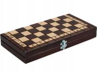 Szachy drewniane klasyczne 31 cm ABINO. Wydawca: ABINO. SmakLiter.pl Opakowanie Szachy drewniane klasyczne 31 cm ABINO