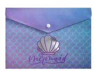 Opakowanie Teczka A5 holograficzna Mermaid z muszlą