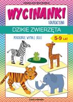Okładka książki Wycinanki edukacyjne Dzikie zwierzęta