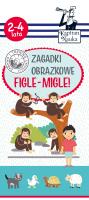 ZAGADKI OBRAZKOWE FIGLE-MIGLE KAPITAN NAUKA. Autor: Trepczyńska Magdalena. SmakLiter.pl Okładka książki ZAGADKI OBRAZKOWE FIGLE-MIGLE KAPITAN NAUKA