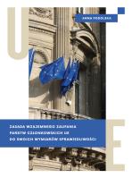 Zasada wzajemnego zaufania państw członkowskich UE do swoich wymiarów sprawiedliwości. Autor: Joanna Podolska. SmakLiter.pl Okładka książki Zasada wzajemnego zaufania państw członkowskich UE do swoich wymiarów sprawiedliwości
