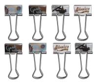 Opakowanie Zestaw klipsów Snowboard 8 sztuk