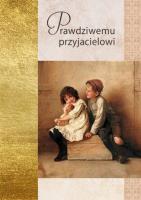 Złota seria - Prwadziwemu przyjacielowi. Autor: prawca zbiorowa. SmakLiter.pl Okładka książki Złota seria - Prwadziwemu przyjacielowi