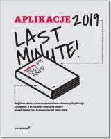 APLIKACJE LAST MINUTE 2019. Autor: Bogusław Gąszcz. SmakLiter.pl Okładka książki APLIKACJE LAST MINUTE 2019