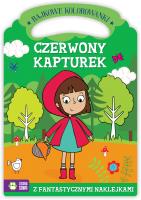 Bajkowe kolorowanki. Czerwony Kapturek. Autor: Agnieszka Matz. SmakLiter.pl Okładka książki Bajkowe kolorowanki. Czerwony Kapturek