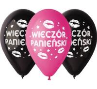 Opakowanie BALONY PREMIUM HEN NIGHT  WIECZÓR PANIEŃSKI 12 CALI 5 SZTUK GS110/PG03