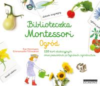 Biblioteczka Montessori Ogród. Autor: Ève Herrmann. SmakLiter.pl Okładka książki Biblioteczka Montessori Ogród
