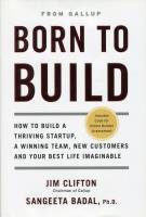 Born to Build. Wydawca: Gallup Press. SmakLiter.pl Opakowanie Born to Build