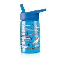 Butelka z rurką Rekiny. Wydawca: Crocodile Creek. SmakLiter.pl Opakowanie Butelka z rurką Rekiny