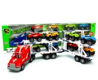 Opakowanie Ciężarówka + 8 autek