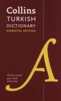 Opakowanie Collins Turkish Essential Dictionary