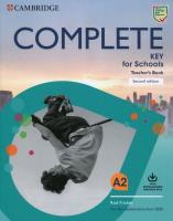 Okładka książki Complete Key for Schools Teacher's Book with Downloadable Class Audio and Teacher's Photocopiable Worksheets