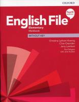 English File 4E Elementary WB without key OXFORD. Autor: Clive Oxenden; Christina Latham-Koenig, Chomacki Kate. SmakLiter.pl Okładka książki English File 4E Elementary WB without key OXFORD