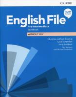 English File 4E Pre-Intermediate WB without key. Autor: Clive Oxenden; Christina Latham-Koenig, Chomacki Kate. SmakLiter.pl Okładka książki English File 4E Pre-Intermediate WB without key