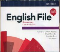 English File Elementary Class Audio CDs. Wydawca: Oxford University Press. SmakLiter.pl Opakowanie English File Elementary Class Audio CDs