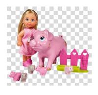 Opakowanie Evi z ciężarną świnką