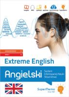 Extreme English Angielski System Intensywnej Nauki Słownictwa (poziom zaawansowany C1 i biegły C2). Autor: SuperMemo World sp. z o.o., Drobnik Łukasz, Roziewicz Karolina, Łasocha Katarzyna. SmakLiter.pl Okładka książki Extreme English Angielski System Intensywnej Nauki Słownictwa (poziom zaawansowany C1 i biegły C2)
