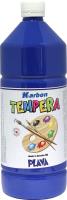 Opakowanie Farba tempera w butelce 1l. Niebieski , Karbon